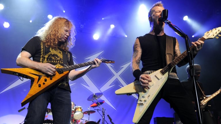 Dave Mustaine says he and Metallica's James Hetfield 'were talking about getting back together and doing a project'