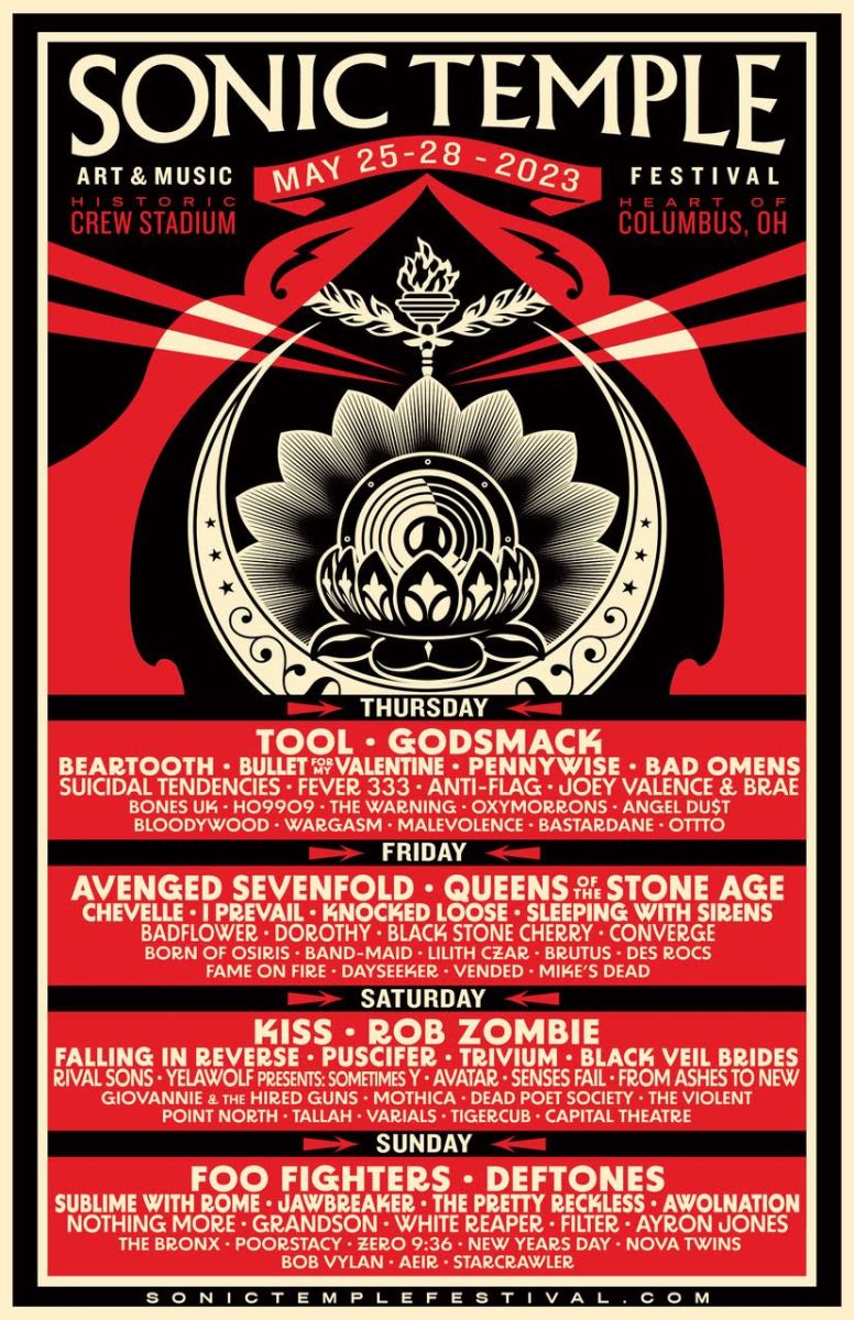 Kiss, Foo Fighters and more headline Sonic Temple Music & Arts Festival