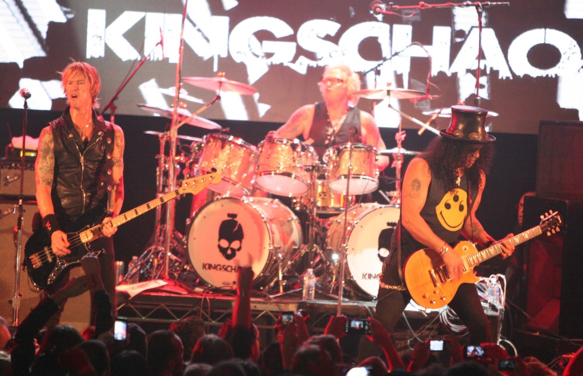 Listen to Matt Sorum, Slash, Duff McKagan and Dave Kushner team up for